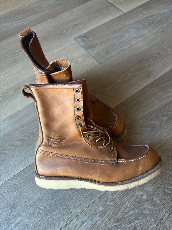 Red Wing Heritage Moc Toe Work Boots – Brown Leather main image 4